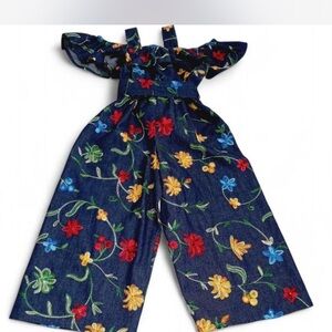 Floral Embroidered Jumpsuit